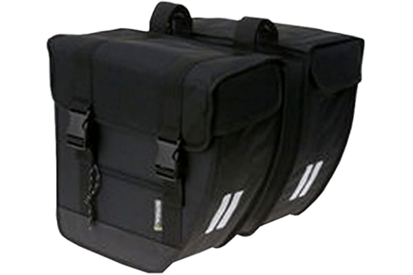 Basil  Gepäckträgertasche Tour Sacoche de vélo Mixte, Noir, 34 x 15 x 33 cm, 17 Liter