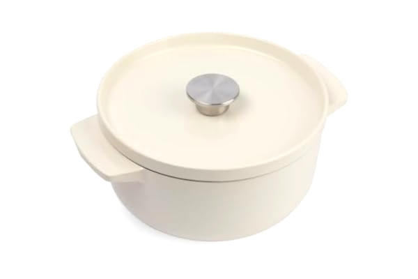 KitchenAid  Støbejernsgryde 22 cm/3,3 liter, almond cream