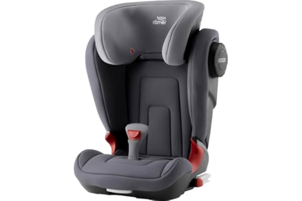 Britax BRITAX RÖMER KIDFIX 2 S, car seats 4 to 12 years, ISOFIX Car Seat, child from 15 to 36kg (Group 2/3), Storm Grey
