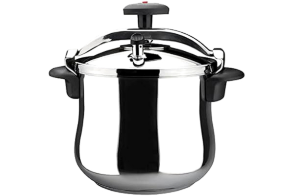 Magefesa Frigoverre 01OPSTABO08 - Autocuiseur à Pompe Traditionnel modèle Star 8 L, Acier Inoxydable, Multicolore, 25,1 cm