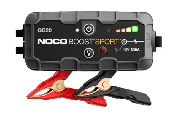 Noco NOCO Boost Sport GB20 500A 12V UltraSafe Litium-Starthjälp, Boosterpaket, Bil Startbooster, Bärbar Powerbank Laddare och Startkablar för Bensinmotorer upp till 4L