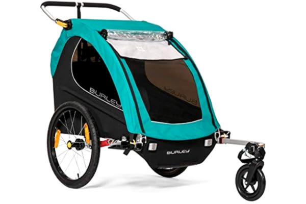 Burley  Encore X Bicycle Trailer for Children, Turquoise