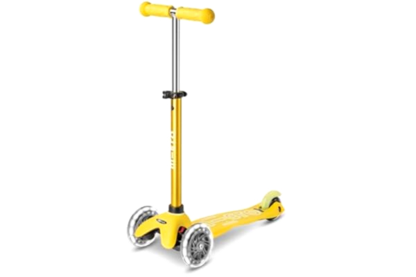 Micro Scooters Micro Micro Step Deluxe yellow LED