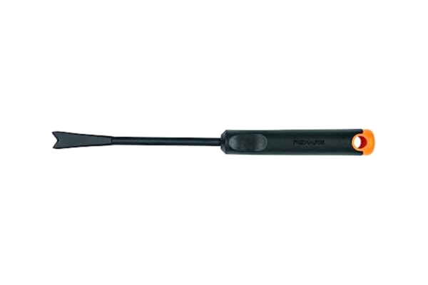 Fiskars  ogräsjärn, längd 31 cm, Rostfritt stålhuvud/plasthandtag, svart/orange, Ergo, 1027031