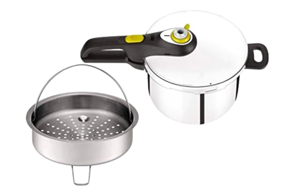 Tefal  P2530738 Secure 5 Neo Stainless Steel Pressure Cooker, 6 L, Induction, Silver