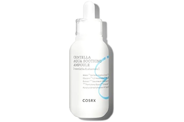 COSRX  Centella Aqua Soothing Ampoule, Asiatic Centella Cica Serum, 1,35 Fl oZ, För känslig hud Känslig hud, Dagligt Hudserum, Parabenfri, Djurtest