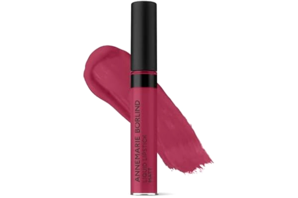 Annemarie Börlind ANNEMARIE BRORLIND LIPPER EFFEKTIVA NATURAL BEAUTY Liquid Lipstick Matt Rosewood (9,5 ml) – krämig matt textur för intensiva färger och stark täckförmåga, närande effekt, vegansk