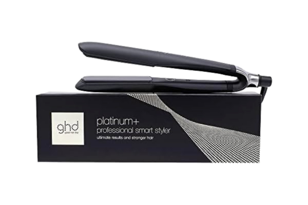 GHD ghd platinum+svart - Intelligent Professionell Hårrätare, Mindre Hårbrott, Mer Glans Och Färgskydd, Ultra-Zonteknik, Optimal Kamningstemperatur 185 ºc Homogen