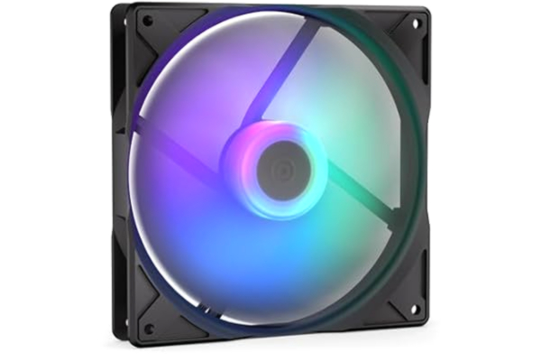 Endorfy ENDORFY Stratus 140 PWM ARGB, standard PC-husfläkt, 140 mm, automatiskt fläktstopp, stort varvtalsområde med PWM-kontroll, hög effekt vid flödesbegränsningar, EY4A012