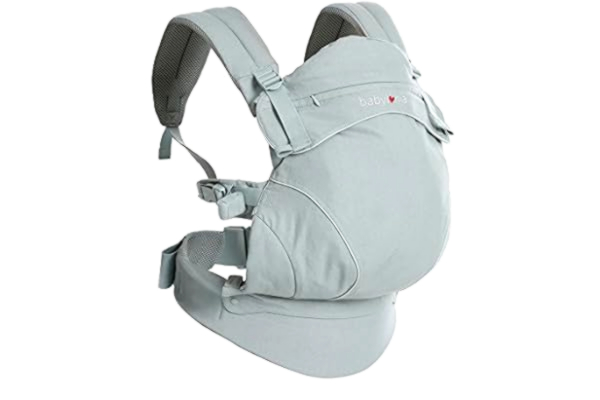Babylonia  Baby Draagdoek van 3,5 tot 20 kg - FLEXIA model - Soft grey