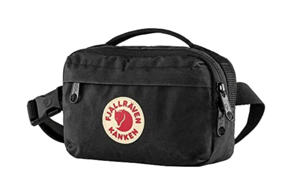 Fjällräven  kanin höftväska, svart, 18 x 12 x 9 cm, 2 l
