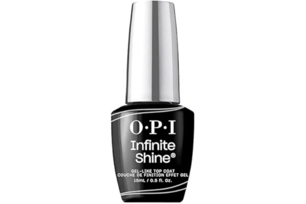 OPI  Infinite Shine Top Coat 15 ml, Infinite Shine Nagellack – Överlack – Gel-liknande och långvarigt nagellack med förhärdad gelteknologi och OPI Pro-Wide-borste, 15 ml