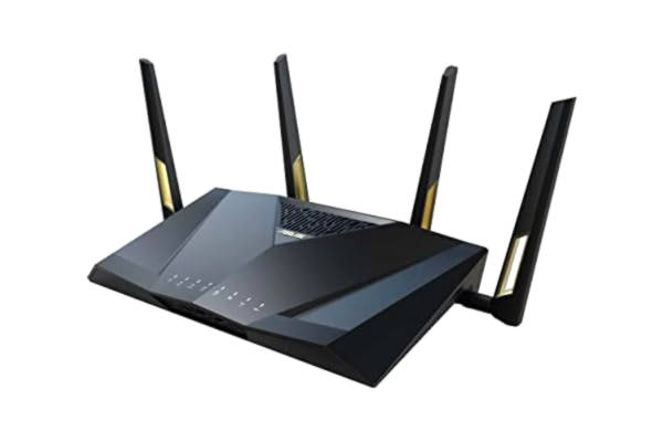 Asus ASUS RT-AX88U Pro AX6000 dwupasmowy router Wi-Fi (WiFi 6, podwójny port 2,5G, czterordzeniowy procesor 2,0 GHz, AiProtection Pro, WPA3, AiMesh, zabezpieczenie przed dziećmi)