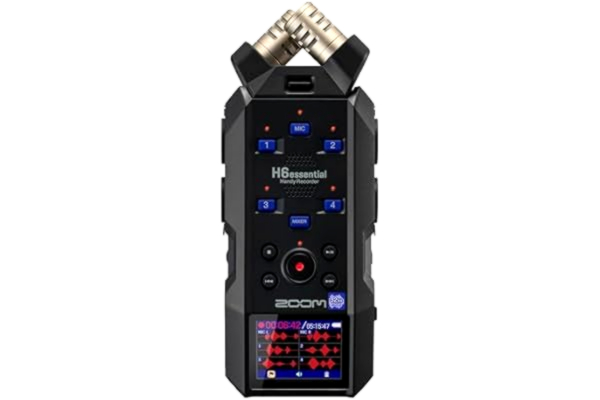 Zoom  H6essential 32-bit praktisk inspelare, svart