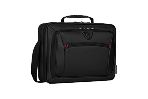 Wenger  600646 INSIGHT 16 Inch Laptop Case, Airport-Friendly Case with iPad/Tablet/eReader Pocket in Grey (10 Litre)