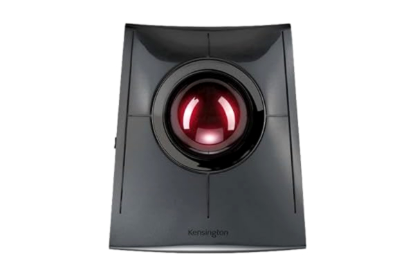 Kensington  SlimBlade Pro Bluetooth Uppladdningsbar, Ergonomisk, Trådlös Trackball Kompatibel med Windows och macOS, Ambidextriös Design och Optisk Spårning (K72080WW)