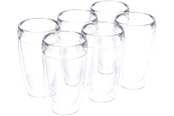 Bodum  PAVINA OUTDOOR Set med 6 dubbelväggiga plastglas 6 x 0,45 l