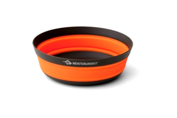 Sea to Summit  Frontier ultralätt hopfällbar skål, medium (680 ml), puffins faktura orange