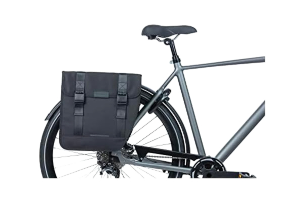 Basil  Tour XL Borsa doppia per Bicicletta Unisex Adulto, Nero, 35 litri