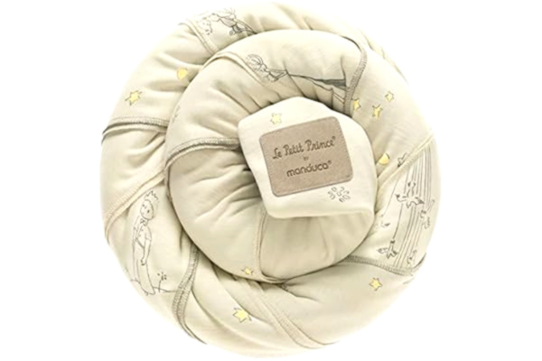 Manduca manduca Sling Écharpe de portage > < Porte-bébé élastique avec certificat GOTS en coton bio pour bébés & nouveau-nés dès la naissance (5.10x0.60 m, Le Petit Prince Cosmos)