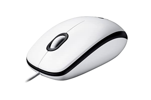 Logitech  M100 Optical Mouse - White - Mus - Optisk - 3 knapper - Hvit