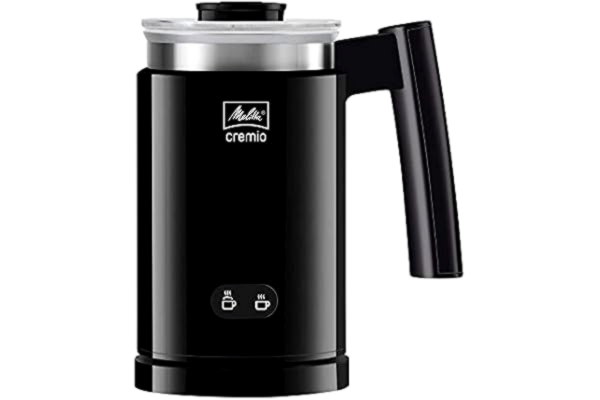 Melitta  6758122 Cremio II Milk Frother, Bamboo, 450 W, Black