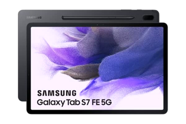 Samsung  Galaxy Tab S7 FE 64GB 5G, Black (Spanish Version)