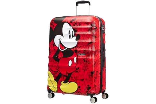 American Tourister  - Disney Wavebreaker - Spinner, 77 cm, 96 L, Mickey Comics Red