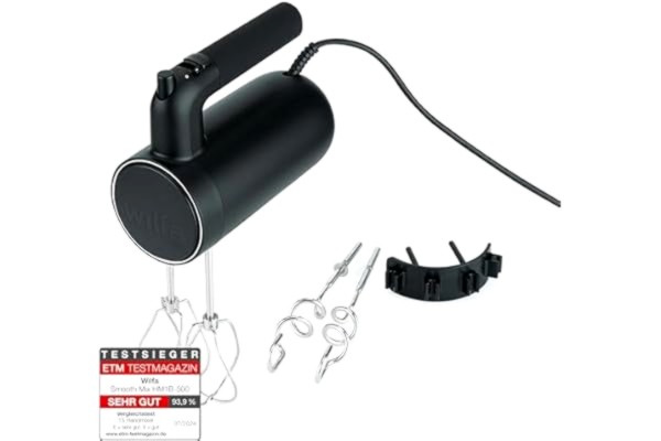Wilfa Handmixer Wilfa SMOOTH MIX 500W 5 HAND MIXER BLACK svart