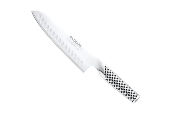 Global  G80 (tidigare märkesnamn: G48) Santoku aluminiumblad, 18 cm.