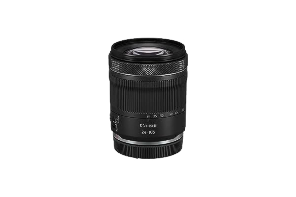 Canon  RF 24-105 mm F4-7.1 IS STM-objektiv – standard zoomobjektiv – kompakt och lätt – 5-stopps optisk bildstabilisator – snabb fokusering – kompatibel med alla Canon EOS R-serien kameror