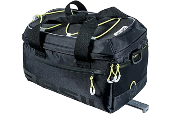 Basil 291242 - sac de vélo étanche et réfléchissant avec plaque dadaptation miles trunkbag mi