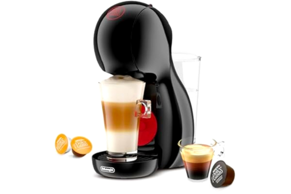 Krups De'Longhi Nescafé Dolce Gusto Piccolo XS EDG 210.B kapselmaskin (för varma och kalla drycker, 15 bar pumptryck, manuell vattendosering) svart