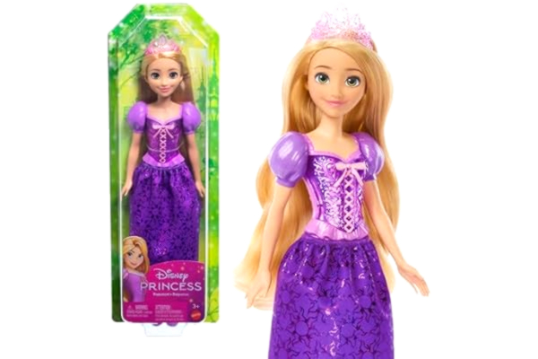 Disney Mattel Rapunzel HLW03 Docka, Flerfärgad, 5.08 x 7.62 x 27.94 cm