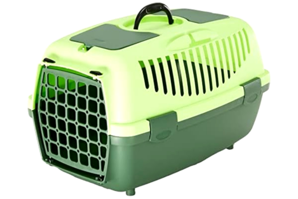 Trixie  39824 Transportlåda Capri 2, XS–S: 37 × 34 × 55 cm, mörkgrön/ljusgrön