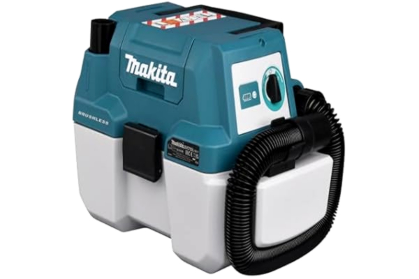 Makita  DVC750LZ, dammsugare DVC 750 LZ 18 Volt utan batteri och laddare, grön/svart, 4,5 liter