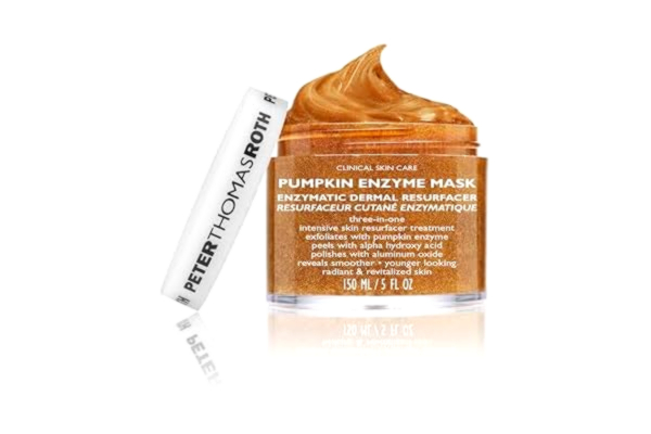 Peter Thomas Roth  Pumpkin Enzyme Mask 150ml – Ansiktsmask med pumpa & AHA-syra – Exfolierande peeling – Glow mask – Trippel exfoliering – För glåmig, åldrande hud