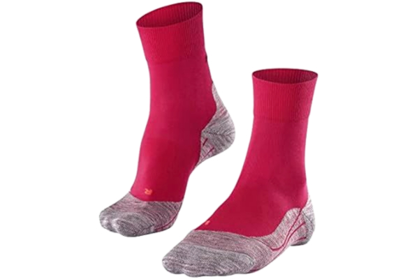 Falke FALKE dam Löparstrumpor RU4 Endurance W So bomull funktionellt material antiblåsning 1 par, Röd Rose 8564, 37-38