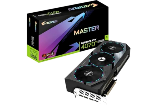 Gigabyte GIGABYTE GeForce RTX 4070 Ti SUPER AORUS Master - 16GB GDDR6X RAM - Grafikkort