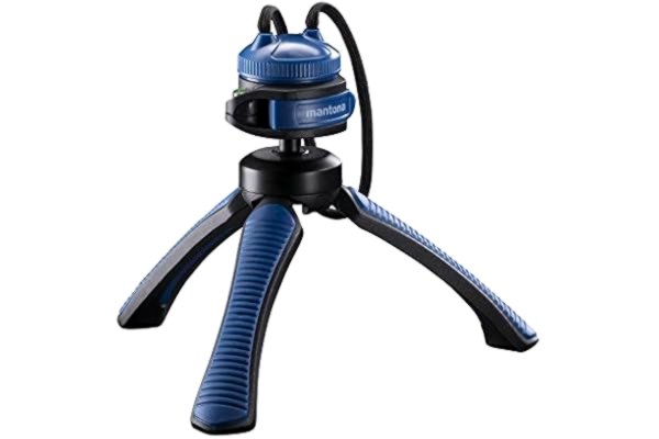 Mantona  Kaleido Gaia lichtgewicht mini-tafel en handstatief (geschikt voor spiegelreflex, digitale camera's en camcorder) ocean blue