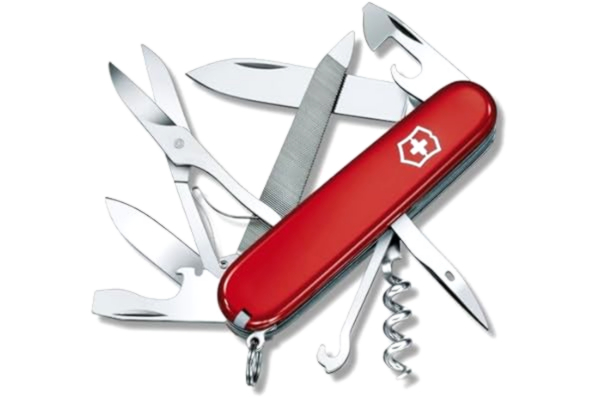 Victorinox , Schweizer Taschenmesser, Mountaineer, Multitool, 18 Funktionen, Klinge, gross, Korkenzieher, Dosenöffner