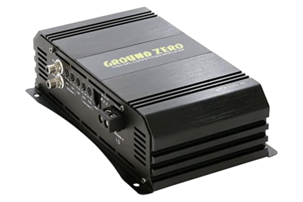 Ground Zero GZCA 1500.M1 1-kanałowy 1-Ohm Stabilny szerokopasmowy wzmacniacz SPL o wysokiej wydajności z układem Class D, zintegrowana funkcja Activsoft i Bass Boost