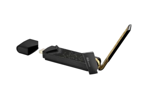 Asus ASUS USB-AX56 90IG06H0-MO0R10 USB-nätverksadapter, Svart