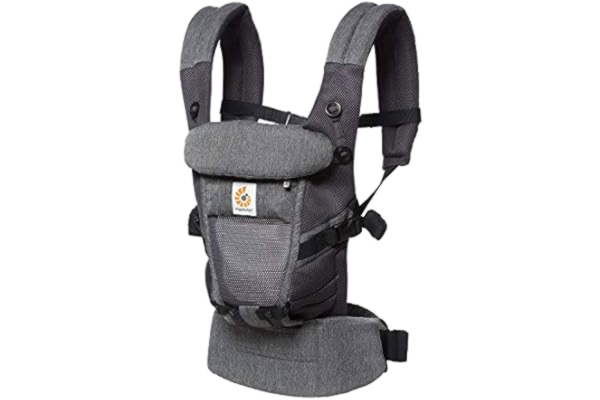 Ergobaby  Adapt Cool Air Mesh Baby Carrier for Newborn to Toddler, 3-Position Ergonomic Child Carrier Backpack, Classic Weave