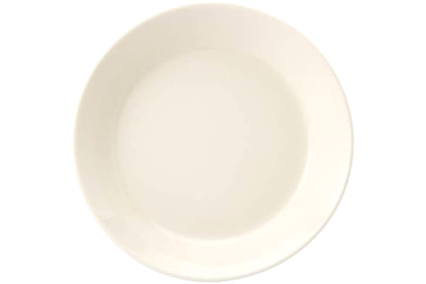 Iittala  Teema tallrik av porslin i färgen vit, mått: 14,3 cm x 14,3 cm x 2,45 cm, 1005478