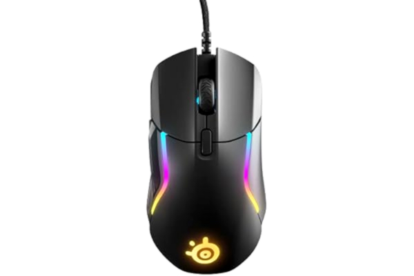 SteelSeries  Rival 5 - Gaming-mus - Optisk sensor 18.000 CPI TrueMove Air - 9 programmérbare knapper