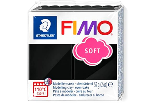 Staedtler  Fino Soft Modelleringsdeg, Svart, 57 g