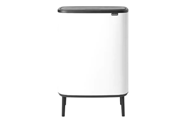 Brabantia  Bo Touch Bin, Vit (White), 2 innerhinkar (2 x 30L)