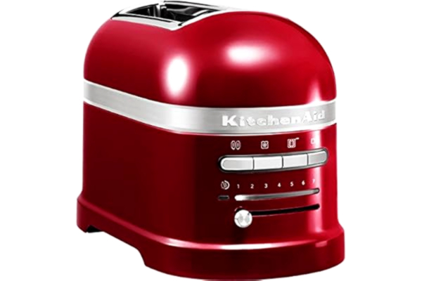 KitchenAid  Artisan-leivänpaahdin 2 viipaleelle metallinhohtoinen punainen