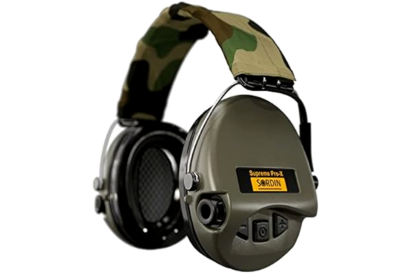 MSA Sordin Sordin Pro-X Hörselskydd i kapselformr - 75302-X-S - EN 352 - Skumkudde, Camo tejp & gröna kapslar